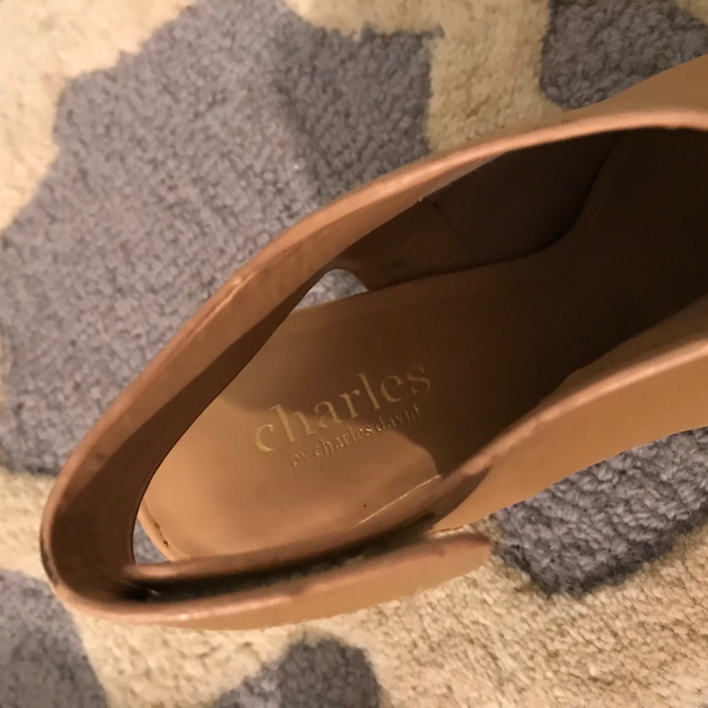 Charles by Charles David Open-Toe Tube Heels - Picture 5 of 6